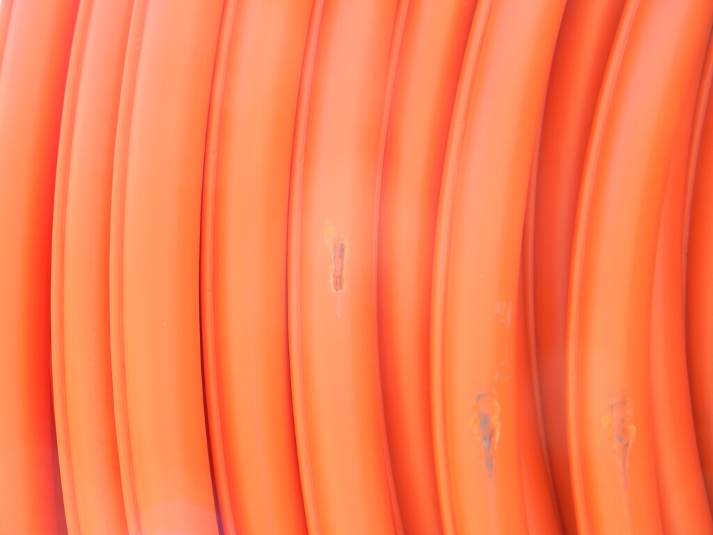 Orange Wire  by sfeldphotos