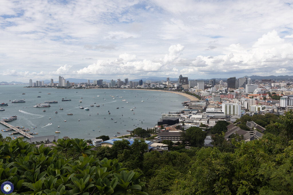 Pattaya Bay from the Viewpoint by lumpiniman