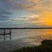 Sunset along the Ashley River at low tide by congaree
