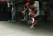 23rd Jul 2022 - One of a number of photos of the skate boarders at the undercroft at London's South Bank. Just love the opportunities for taking photos of them in action