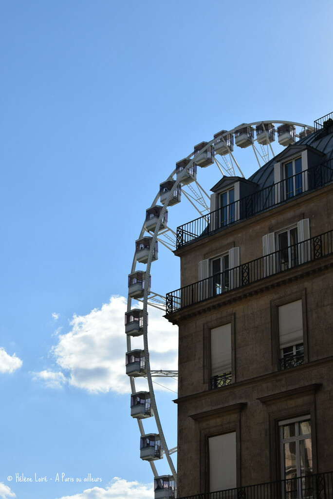 ferris wheel in Paris  by parisouailleurs