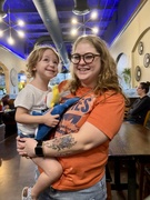 24th Jul 2022 - Lorelai and Auntie M. at dinner!