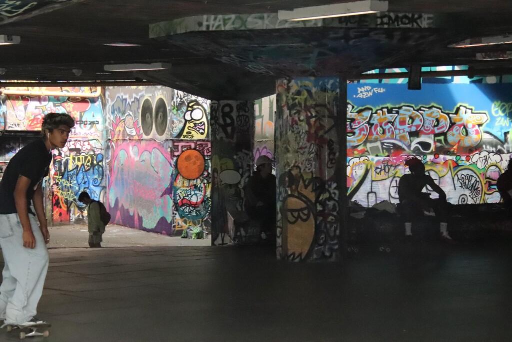 The skateboarders undercroft and graffiti art by 365jgh