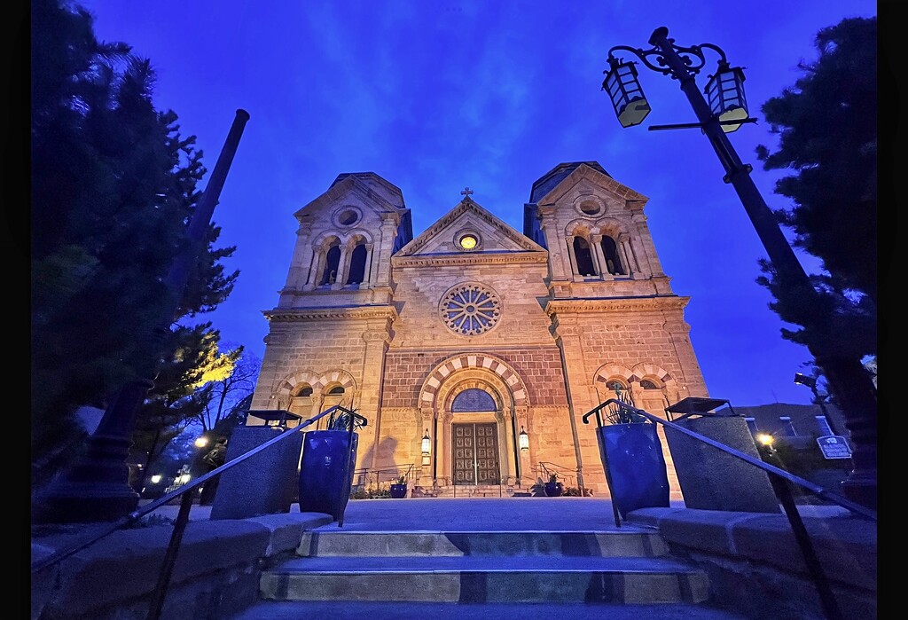 Blue Hour at St. Francis Cathedral by redy4et