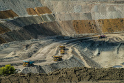 7th Jul 2022 - Mine vehicles at the Dawson Mine, Moura.