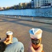 Coffee next to the river by nami