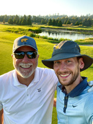 30th Jul 2022 - Father & Son on the 18th Green
