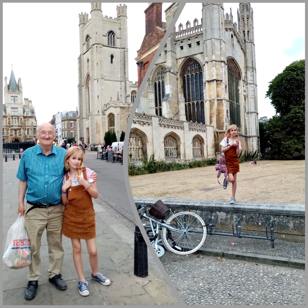 In Cambridge With Granddaughter. by foxes37