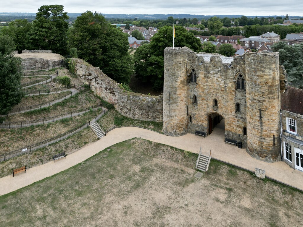 Tonbridge Castle from my drone  by jeremyccc