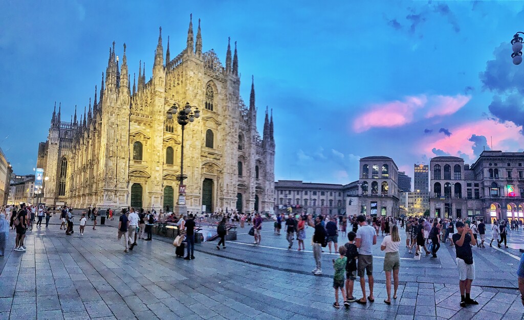Il Duomo and a piece of pink sky.  by cocobella