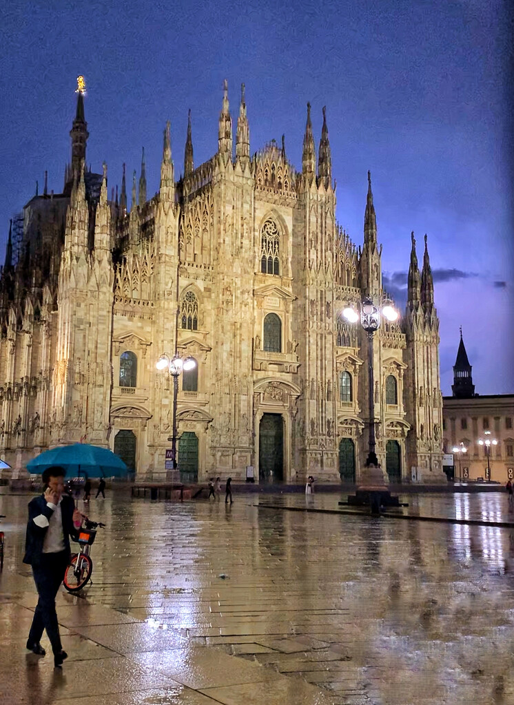 Duomo with a storm.  by cocobella