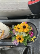 1st Aug 2022 - car flowers