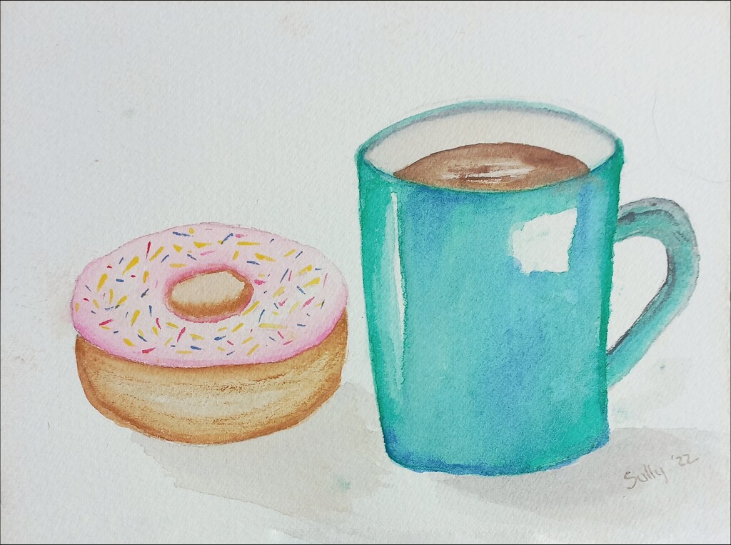 Coffee and Donut  by artsygang