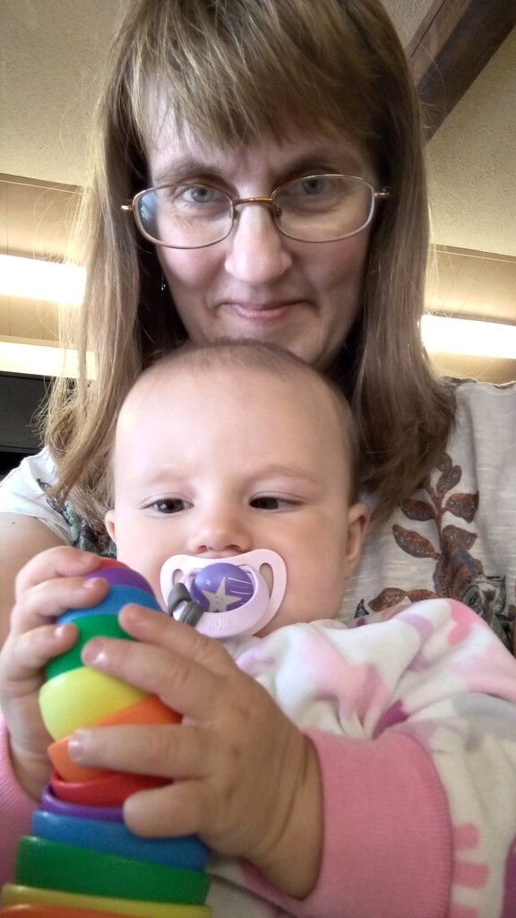 Selfie with my Great Niece by julie