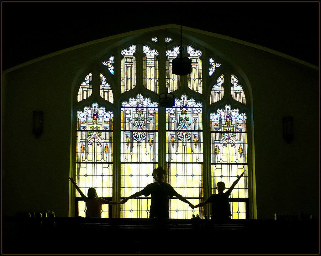 Stained Glass Silhouettes by olivetreeann
