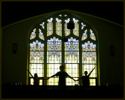 3rd Aug 2022 - Stained Glass Silhouettes