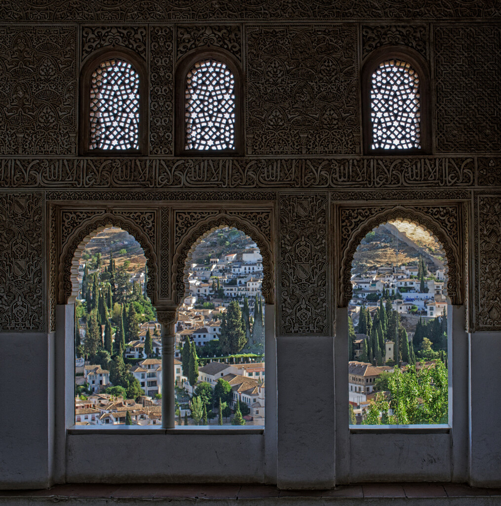 0805 - Looking out from the Alhambra Palace by bob65