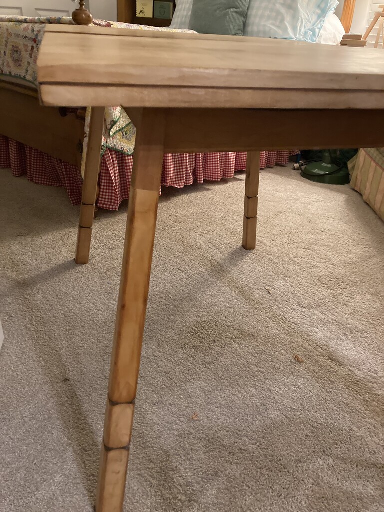 chris fixed the table leg! by wiesnerbeth