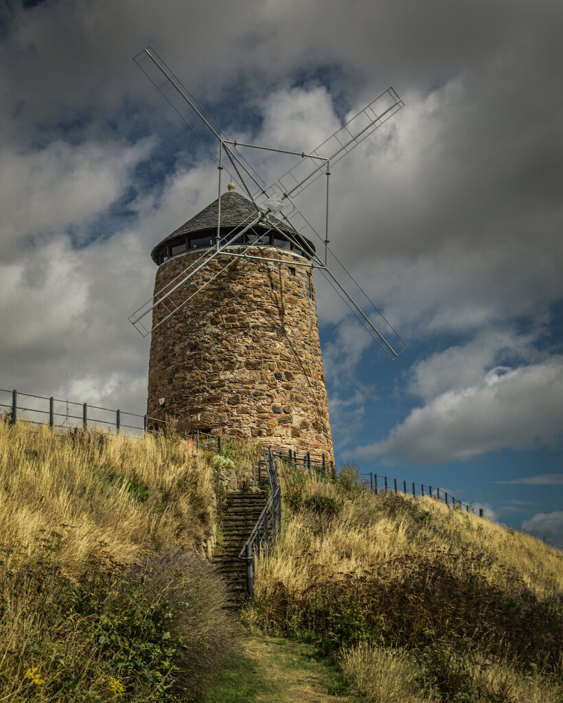 The windmill at St Monans on the Fife coast. by billdavidson