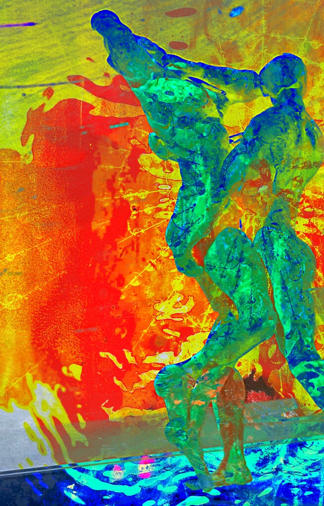 dancing with joy - abstract 8 by rensala