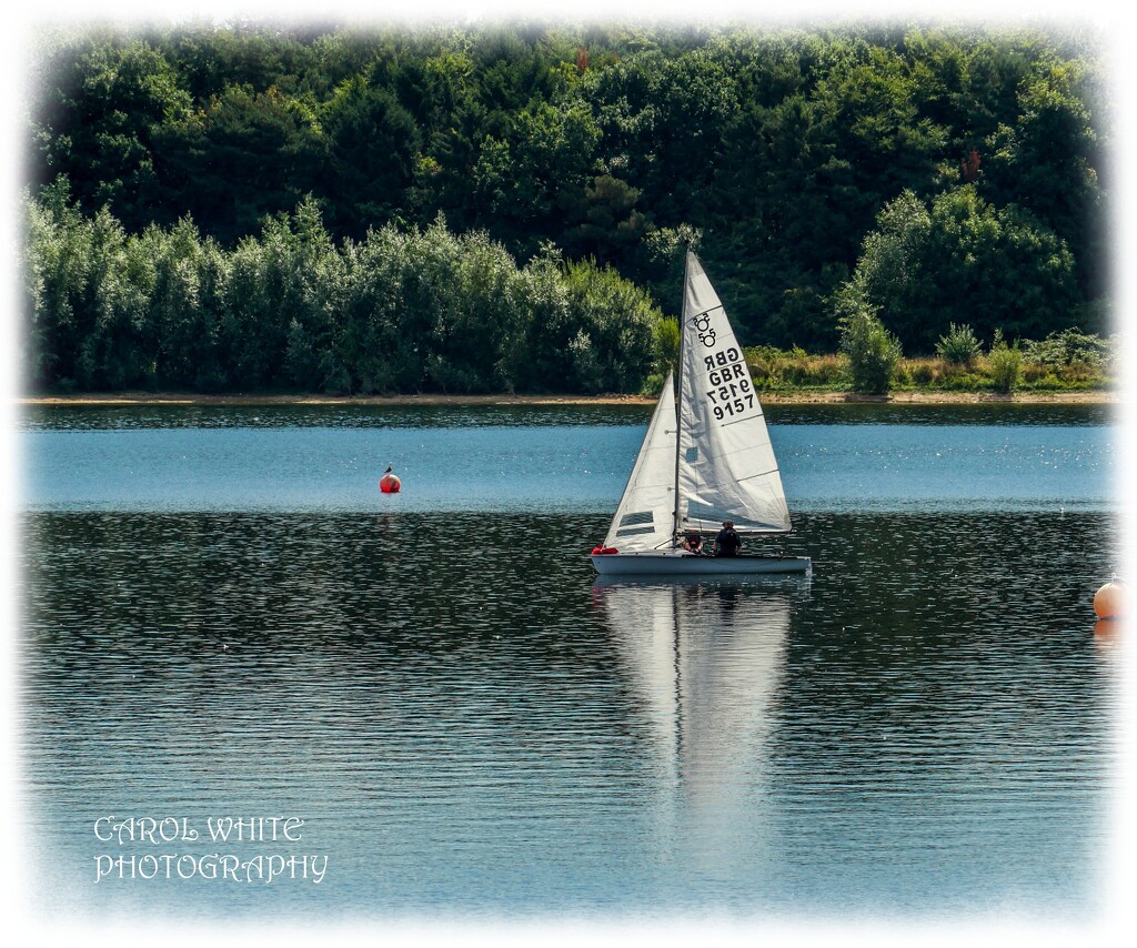 Sailing On The Reservoir by carolmw
