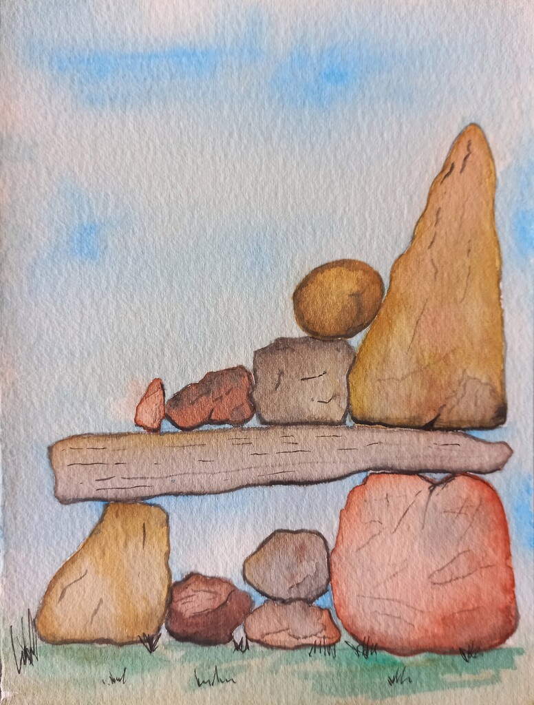 Rock Painting  by artsygang