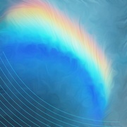 9th Aug 2022 - Rainbow on the wall
