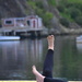 Yoga on the dock at Quidi Vidi by jayberg