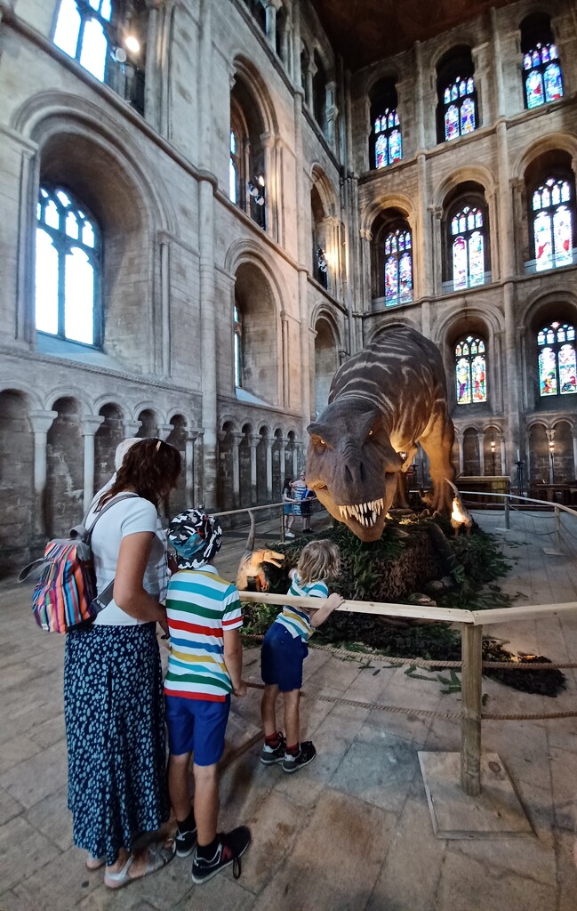 Dinosaurs in the cathedral  by busylady