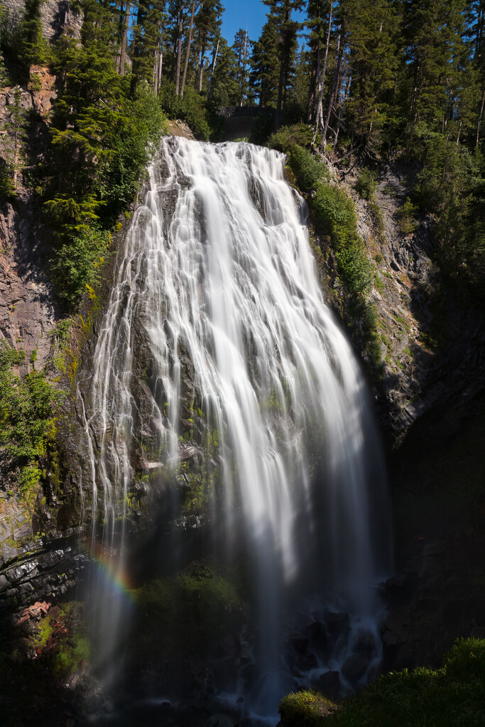 Mount Rainier Waterfall by swchappell