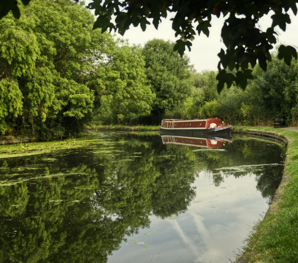 Canal Boat on the Erewash by tonygig