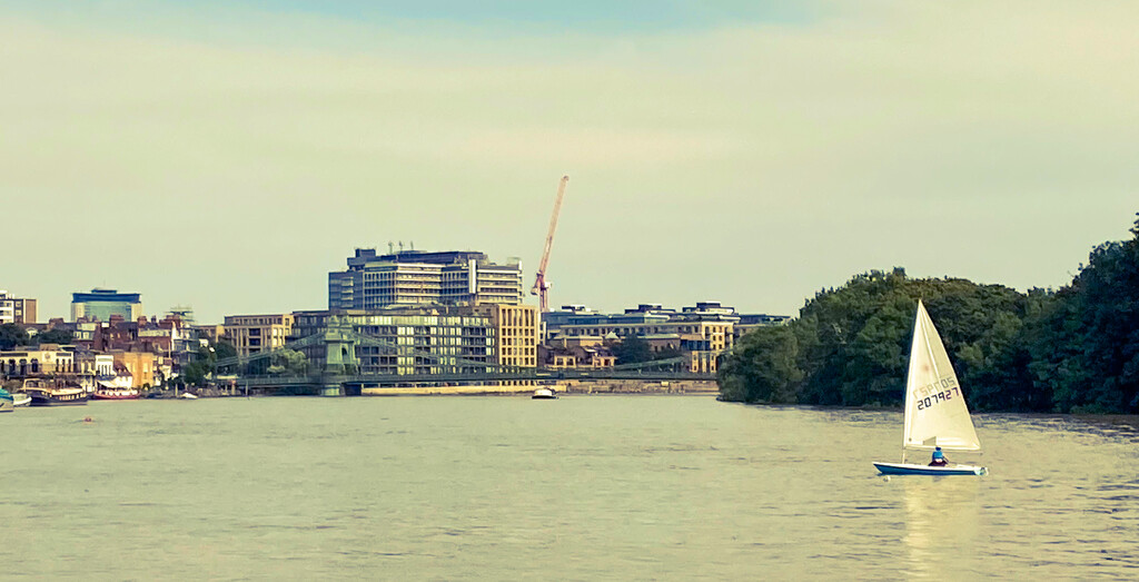 Thames view toward Hammersmith Bridge by cam365pix