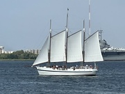 18th Aug 2022 - Schooner in Charleston Harbor