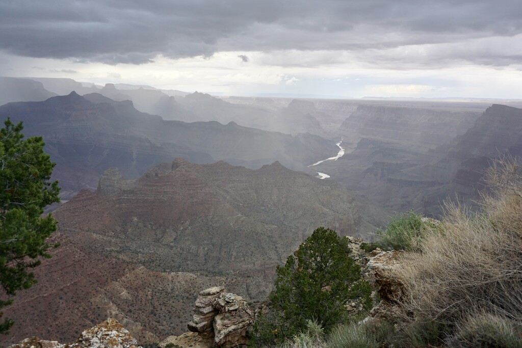 Storm over the Grand Canyon by graceratliff
