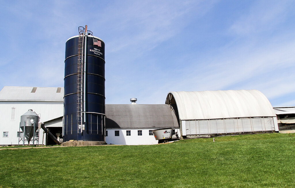 Silo on the farm by mittens