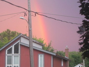 22nd Aug 2022 - A rainbow before the rain.