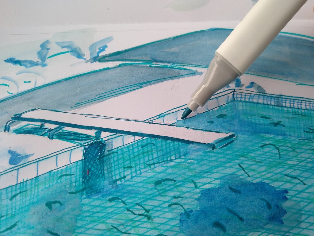 Adding Some Detail a la Hockney by 30pics4jackiesdiamond