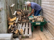 22nd Aug 2022 - Stacking wood time