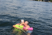 20th Aug 2022 - Aug 20 Billy Mac and Monica relaxing in Lake Norman IMG_7145