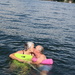 Aug 20 Billy Mac and Monica relaxing in Lake Norman IMG_7145 by georgegailmcdowellcom