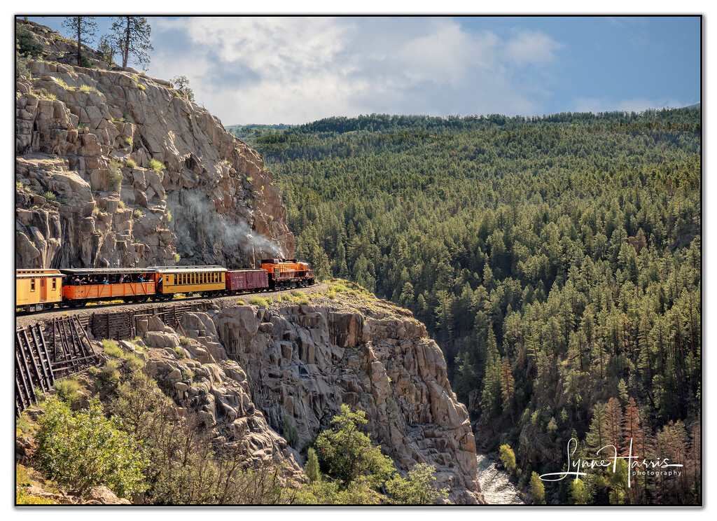 Train on the Edge by lynne5477