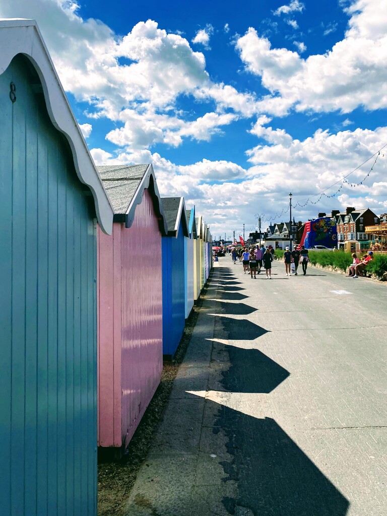 beach huts by the prom by cam365pix
