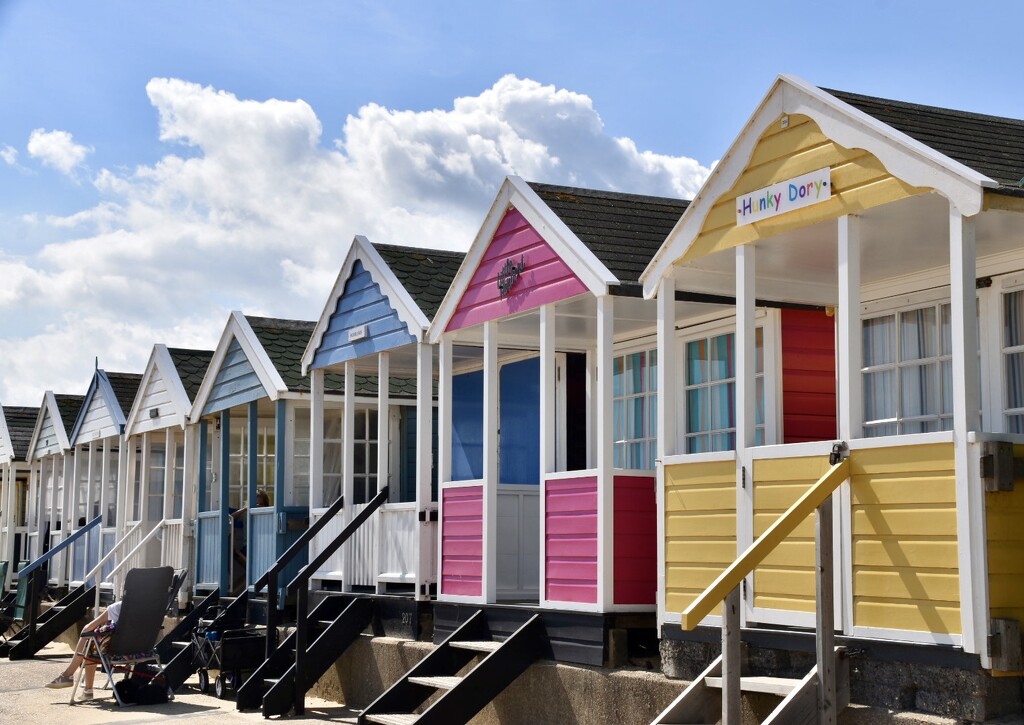 Southwold Beach huts. by wakelys