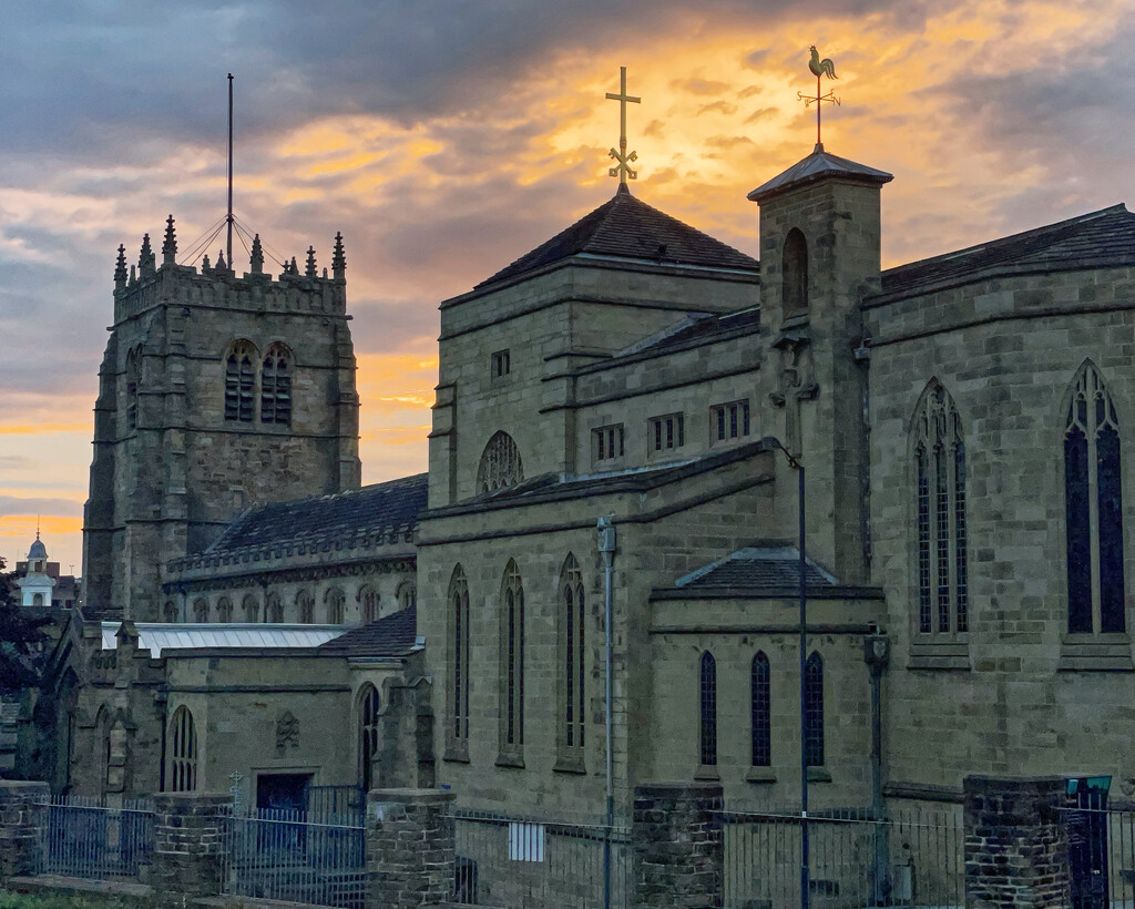 2022-08-23 A Glow Over the Cathedral  by cityhillsandsea