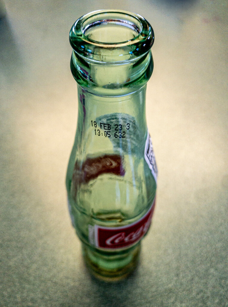 Glass Coke bottle by jeffjones