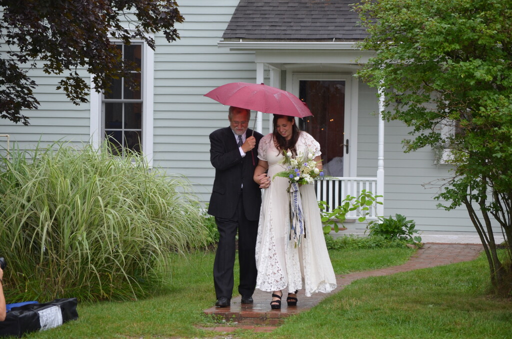 Rainy  wedding by corktownmum