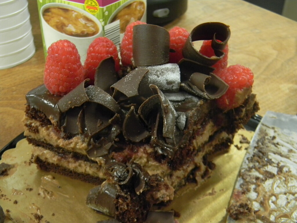 Raspberry Chocolate Cake  by sfeldphotos