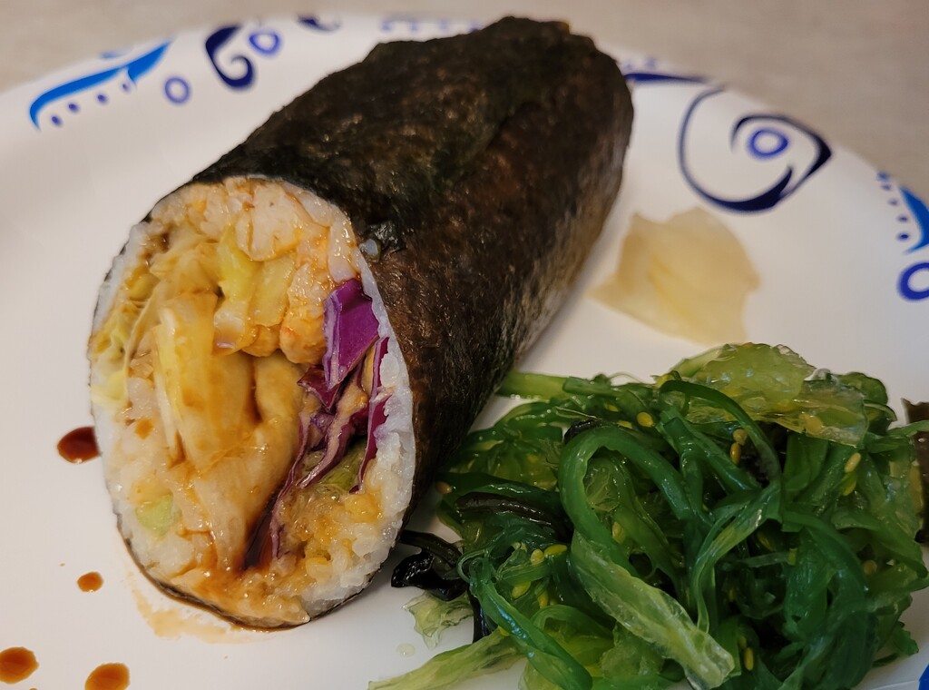 BBQ Sushi Burrito by scoobylou