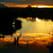 Sunset at Goose lake by ludwigsdiana