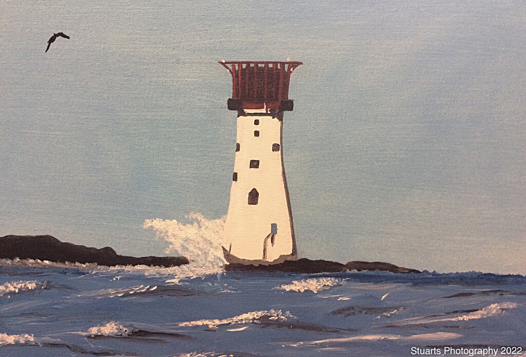 The lighthouse painting  by stuart46